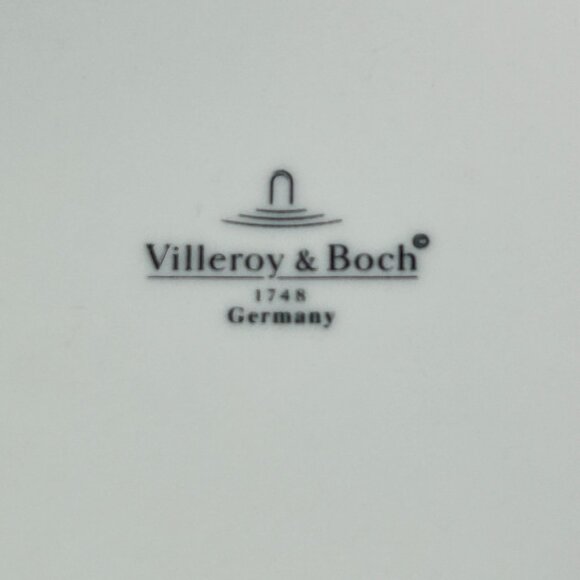 Set Of 2 Villeroy & Boch Poppy Flora Square Porcelain Dinnerware Plates 8 5/8" - Picture 6 of 6